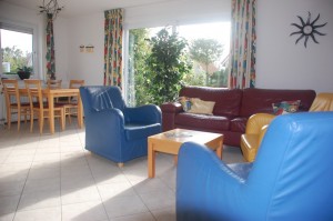 Vakantiewoning Cadzand te huur Woonkamer